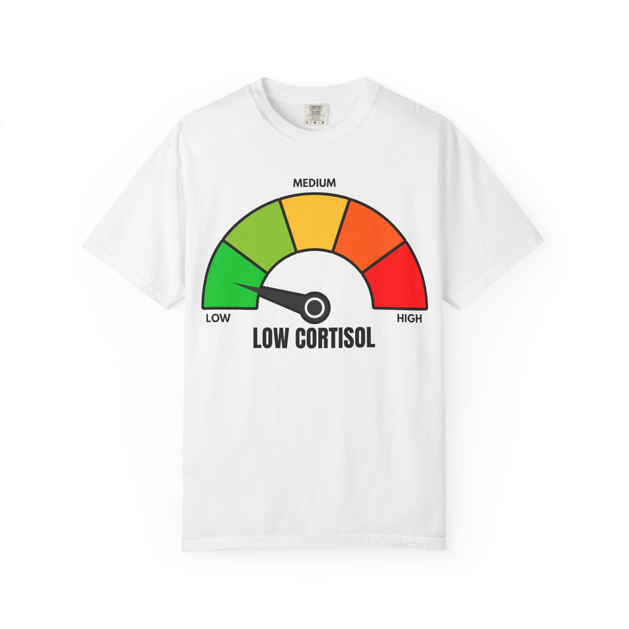 Low Cortisol Shirt (Black & White) - If your cortisol not low DONT BUY THIS 😭